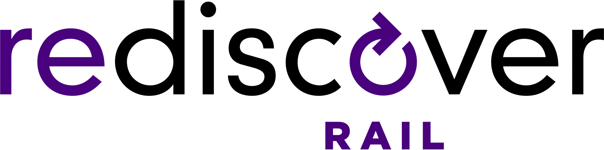 2024 Rediscover Rail logo