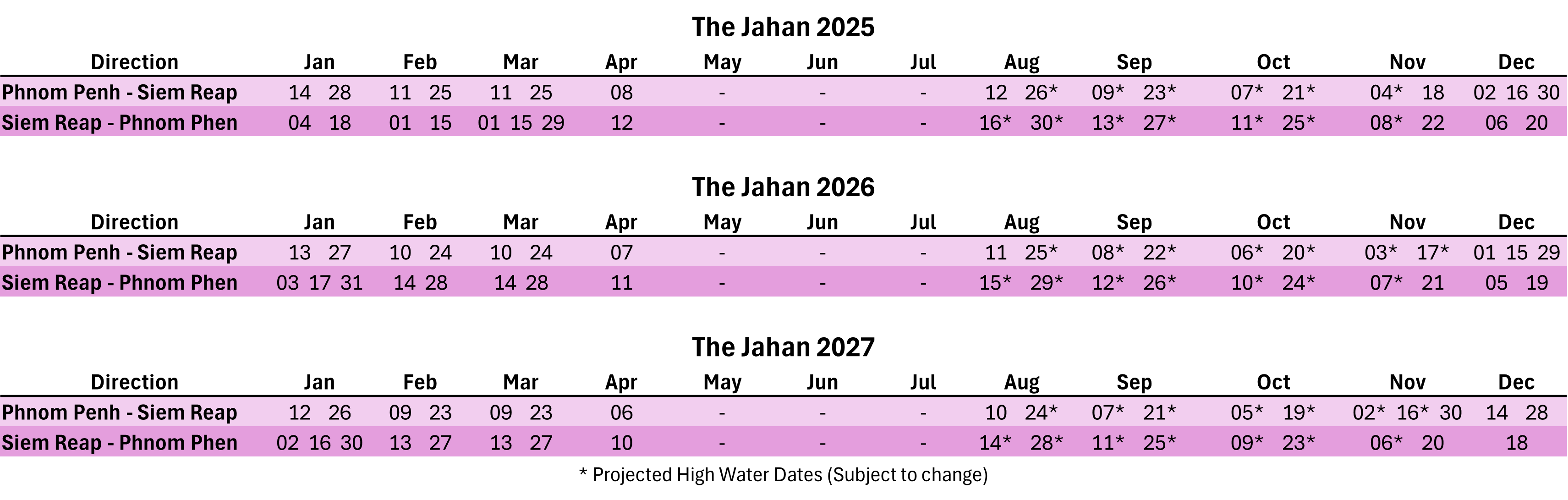 4 Nights - The Jahan Dates 2025-26-27
