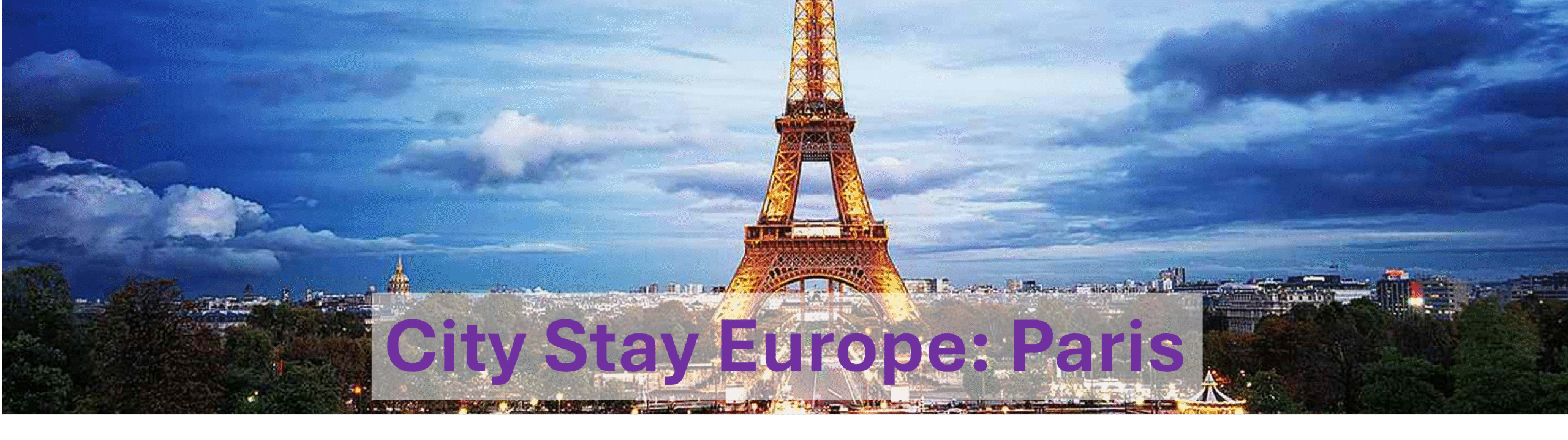 Paris Banner
